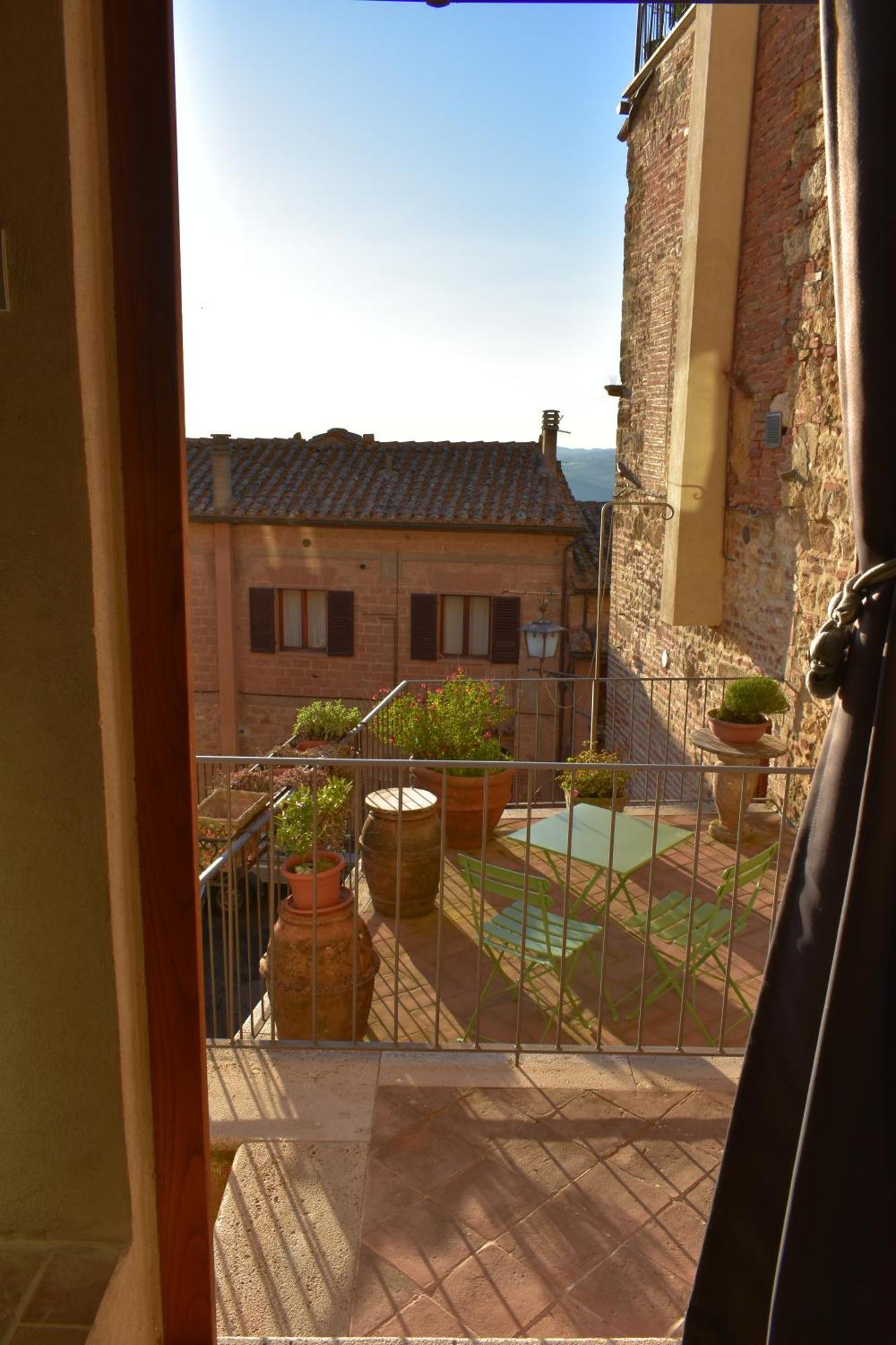 Il Terrazzino, Piccolo Loft In Montepulciano Exterior foto